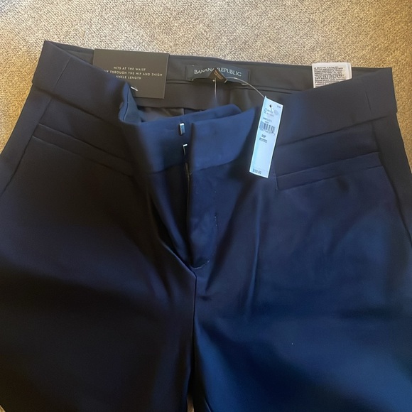 NWT Banana Republic Navy Skinny Sloan Pant - Picture 6 of 8